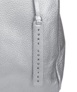 'Milana' Metallic Silver Leather Handbag image 5