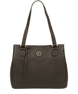 'Milana' Olive Leather Handbag
