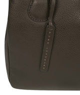 'Milana' Olive Leather Handbag
