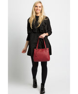 'Milana' Red Leather Handbag image 2