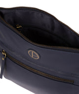 'Serenity' Navy Leather Cross Body Bag image 4