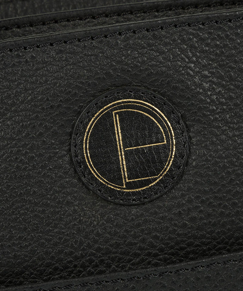'Mist' Black Leather Handbag