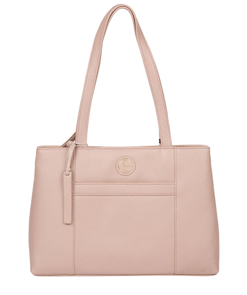 'Mist' Blush Pink Leather Handbag image 1