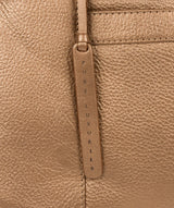 'Mist' Bronze Gold Leather Handbag image 5