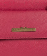'Anne' Berry Leather Cross Body Bag image 6