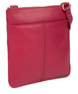 'Anne' Berry Leather Cross Body Bag image 7