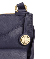 'Anne' Denim Leather Cross Body Bag Pure Luxuries London