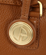 'Nicola' Tan Leather Handbag