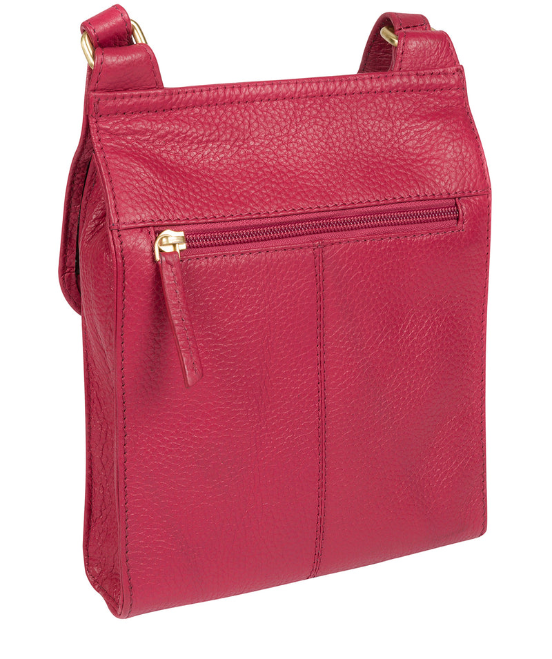 'Mabel' Berry Leather Cross Body Bag image 5