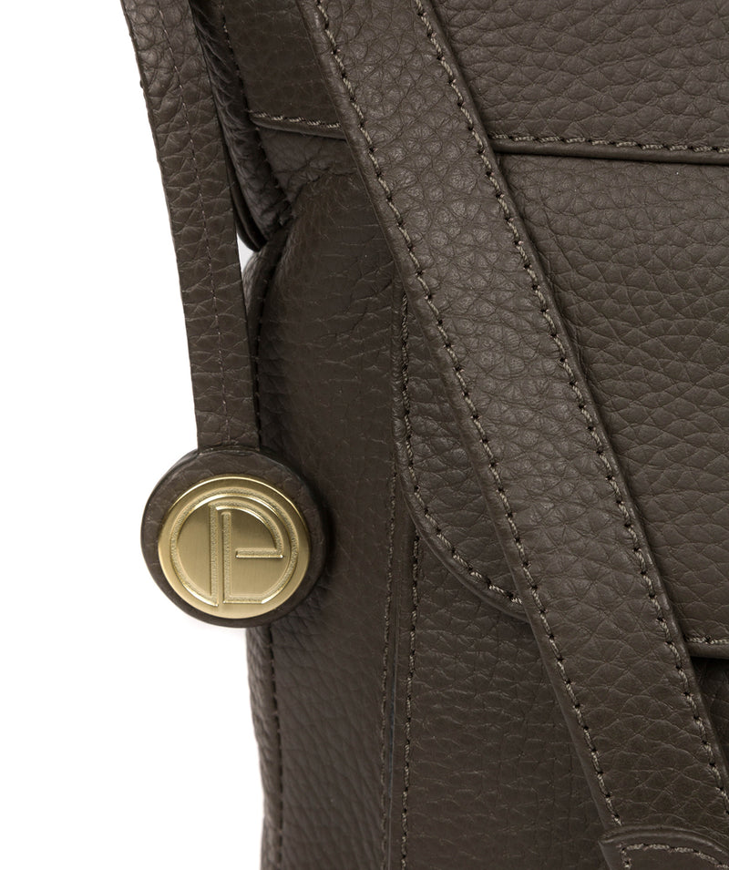 'Caroline' Olive Leather Cross Body Bag image 6
