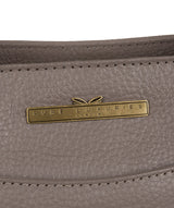 'Lettie' Grey Leather Handbag image 6