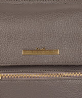 'Keala' Grey Leather Cross Body Bag image 6