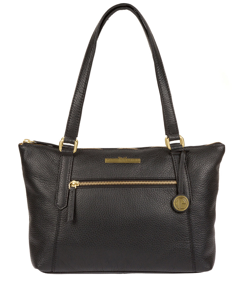 'Laurel' Black Leather Handbag image 1