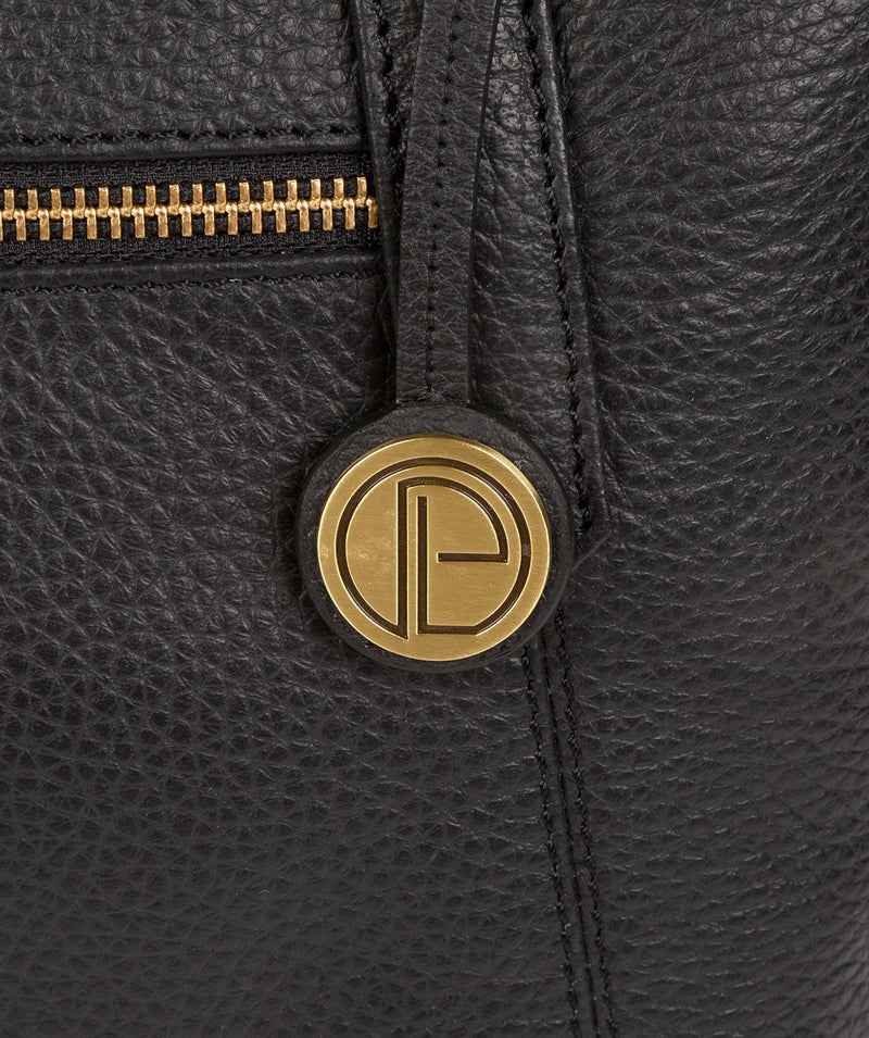'Laurel' Black Leather Handbag image 4
