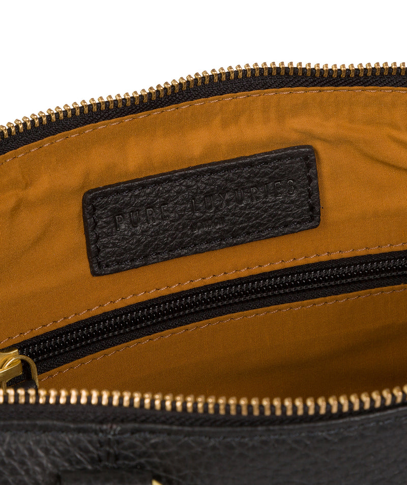 'Laurel' Black Leather Handbag image 5