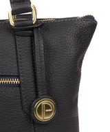'Laurel' Navy Leather Handbag image 6