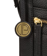 'Lily' Black Leather Cross Body Bag image 5