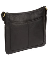 'Lily' Black Leather Cross Body Bag image 7