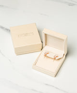 Gift Packaged 'Miletto' 18ct Rose Gold Plated 925 Silver & Freshwater Pearl Earrings