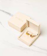 Gift Packaged 'Galilean' 18ct Yellow Gold Plated 925 Heart Drop Earrings