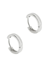 Gift Packaged 'Alura' 925 Silver Minimalist Hoop Earrings