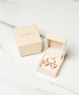 Gift Packaged 'Garcia' 18ct Rose Gold Plated 925 Silver & Cubic Zirconia Earrings
