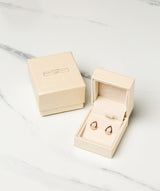 Gift Packaged 'Atwood' 18ct Rose Gold Plated 925 Silver & Freshwater Pearl Earrings