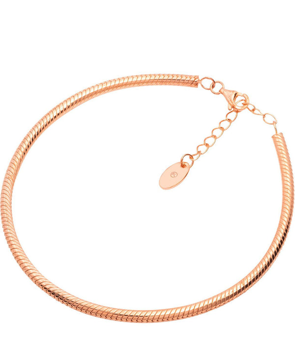 Gift Packaged 'Sosa' 18ct Rose Gold Plated 925 Silver Bracelet
