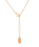 Gift Packaged 'Tessa' 18ct Rose Gold Plated 925 Silver & Cubic Zirconia Hanging Teardrops Necklace
