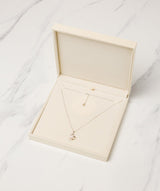 Gift Packaged 'Aurora' Rhodium Plated 925 Silver with Freshwater Pearl Necklace
