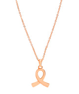 Gift Packaged 'Anson' 18ct Rose Gold Plated 925 Silver Ribbon Design Necklace