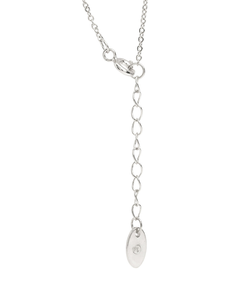 Gift Packaged 'Anson' 925 Silver Ribbon Design Necklace