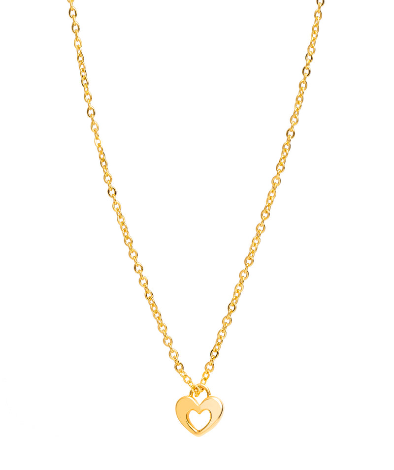 Gift Packaged 'Jaen' 18ct Yellow Gold Plated 925 Silver Heart Necklace