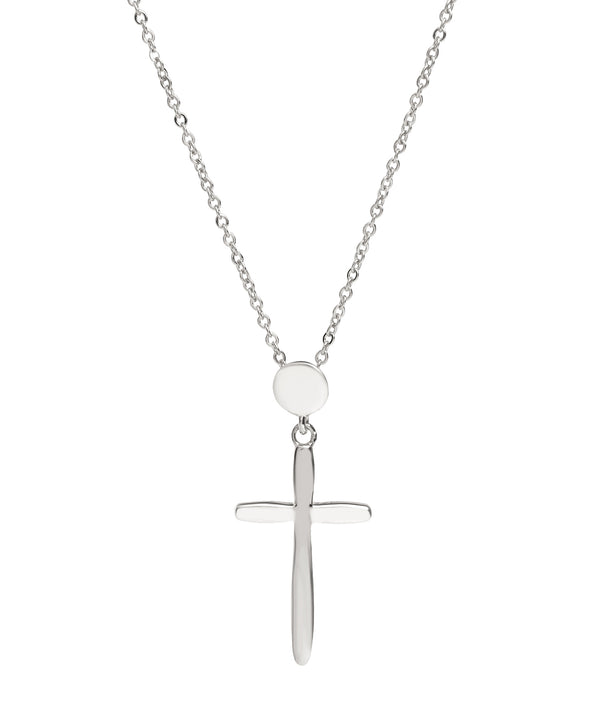Gift Packaged 'Moraz' 925 Silver Cross Pendant Necklace