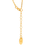 Gift Packaged 'Andress' 18ct Yellow Gold Plated 925 Silver & Cubic Ziconia Necklace