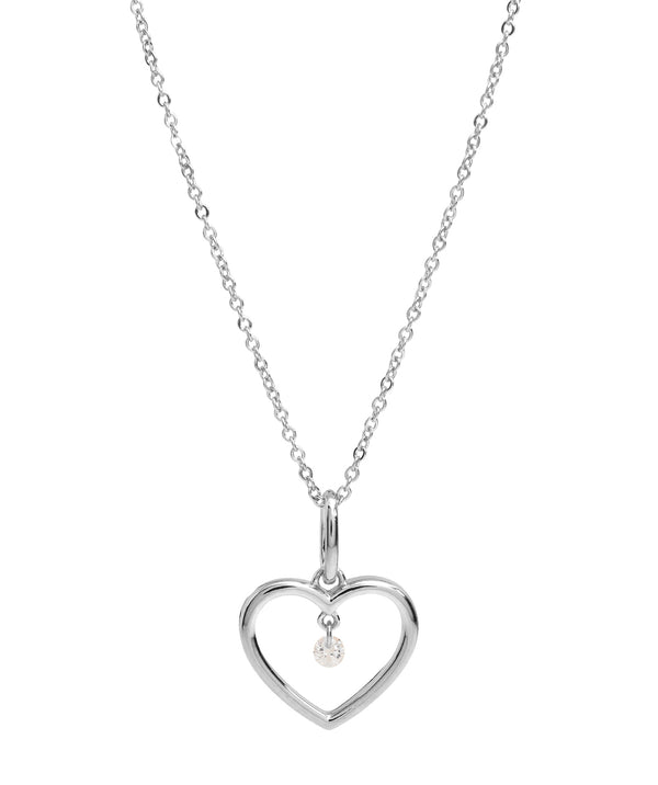 Gift Packaged 'Nicole' 925 Silver & Cubic Zirconia Necklace