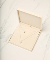 Gift Packaged 'Nicole' 925 Silver & Cubic Zirconia Necklace