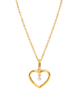 Gift Packaged 'Nicole' 18ct Yellow Gold Plated 925 Silver & Cubic Zirconia Necklace