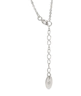 Gift Packaged 'Seville' 925 Silver, Pearl & Cubic Zirconia Necklace