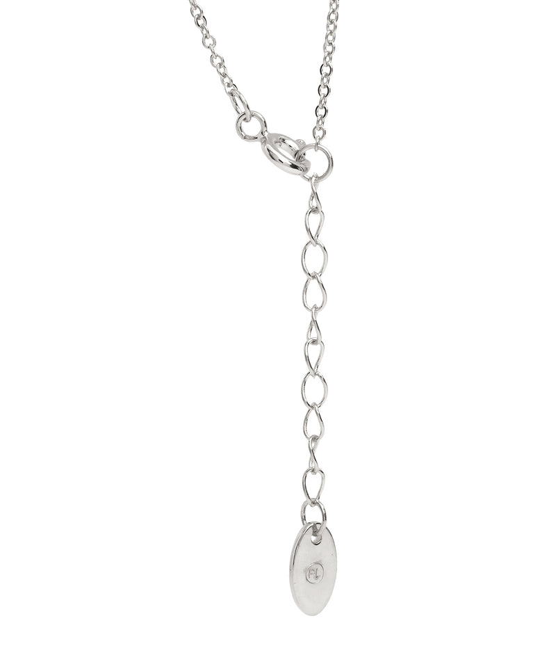 Gift Packaged 'Borealis' 925 Silver & Cubic Zirconia Circle Necklace