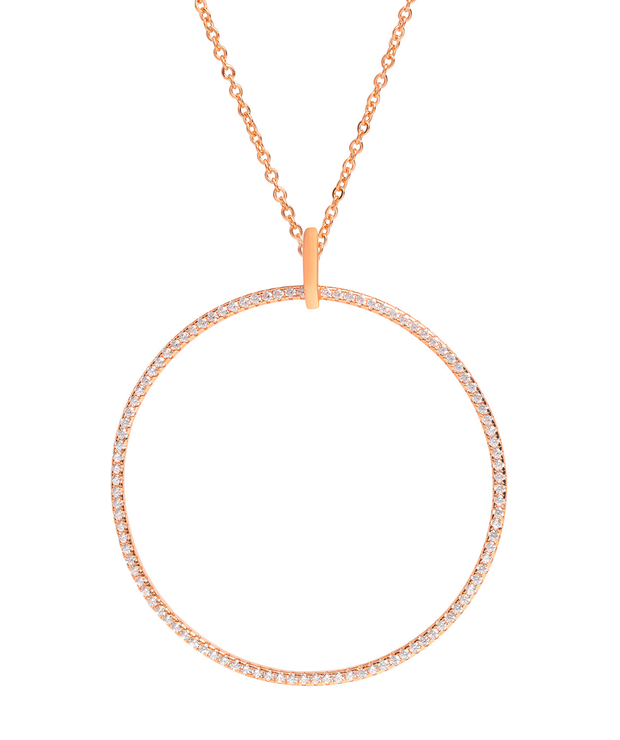 Rose Gold Gold Plated Necklace 'Ollier' by Pure Luxuries