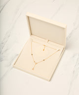 Gift Packaged 'Velata' 18ct Yellow Gold Plated 925 Silver Cascading Stars Necklace