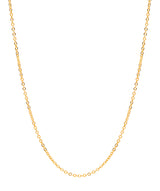 Gift Packaged 'Girona' 18ct Yellow Gold Plated 925 Silver Fine Trace Chain Necklace