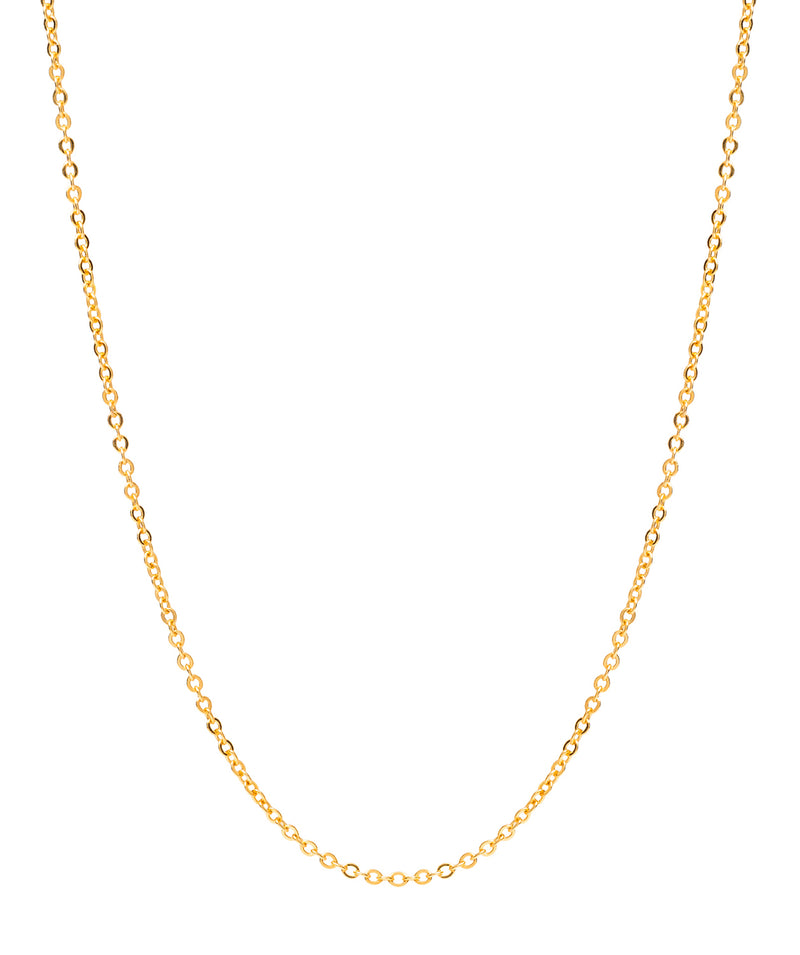 Gift Packaged 'Girona' 18ct Yellow Gold Plated 925 Silver Fine Trace Chain Necklace