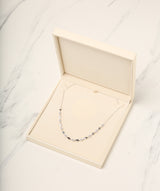 Gift Packaged 'Hingis' Rhodium Plated 925 Silver & Cubic Zirconia Necklace