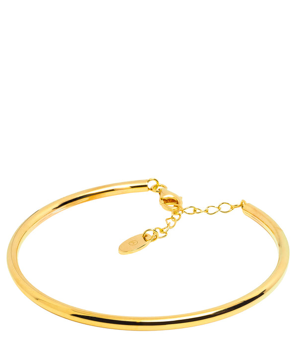 Gift Packaged 'Caspari' 18ct Yellow Gold Plated 925 Silver Bangle