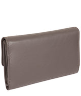 'Polly' Taupe Grey Leather RFID Purse