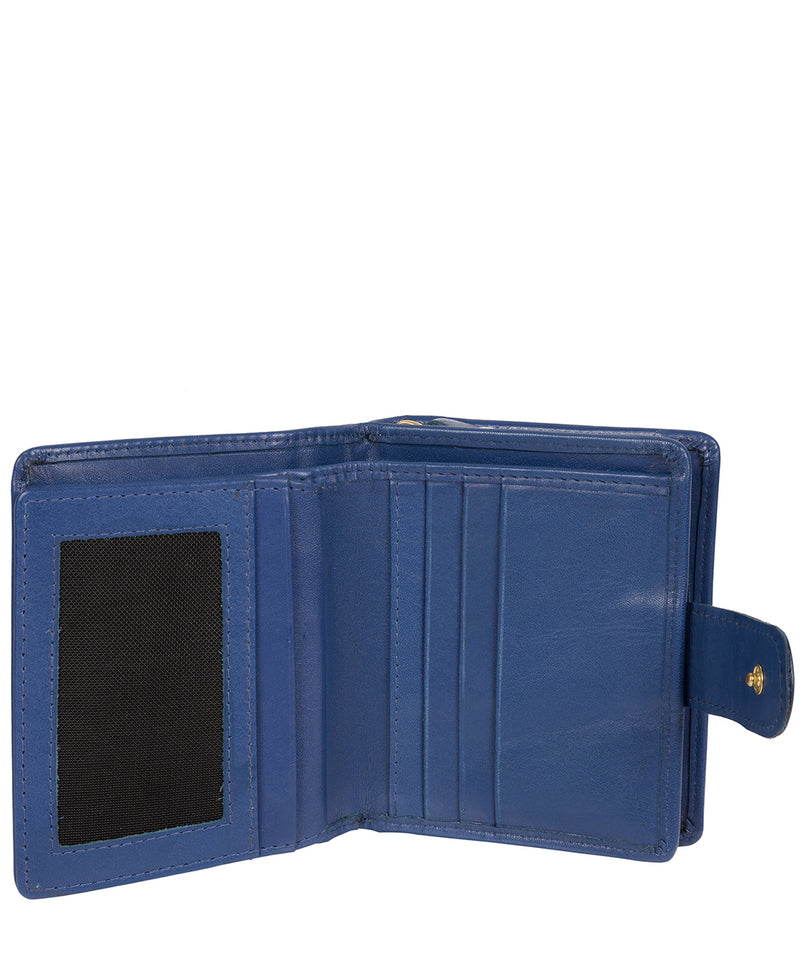 'Tori' Royal Blue Handcrafted Leather RFID Purse