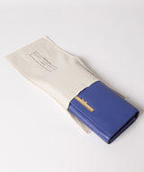 'Kite' Royal Blue Leather Tri-Fold Purse image 5