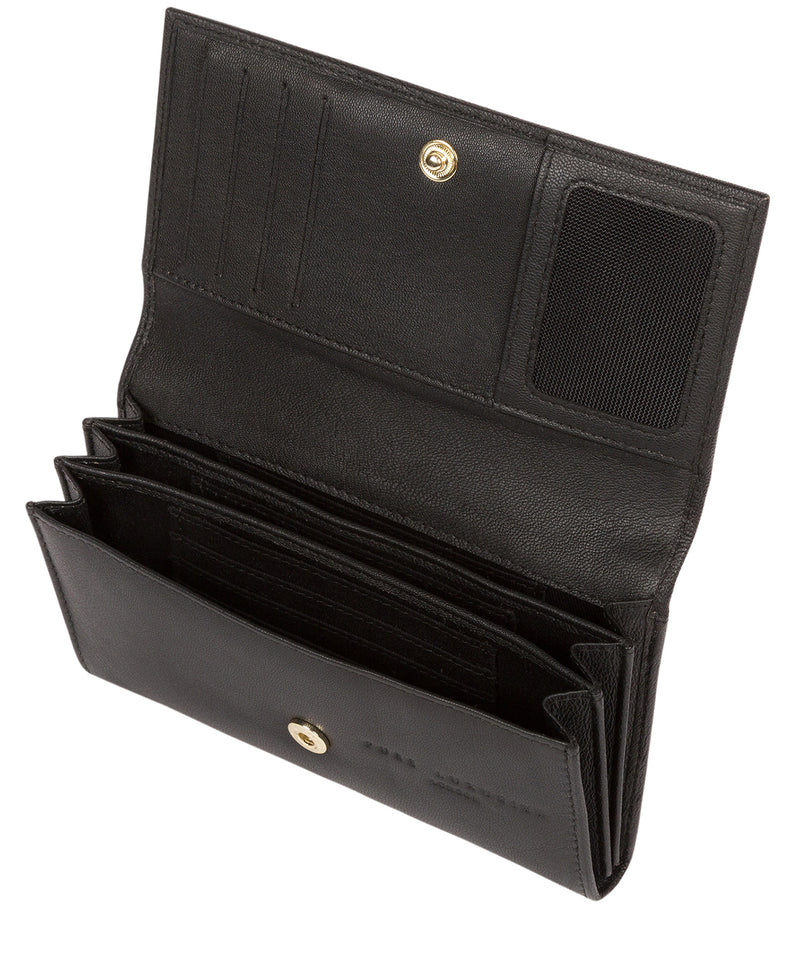 'Finch' Black Leather Bi-Fold Purse image 4
